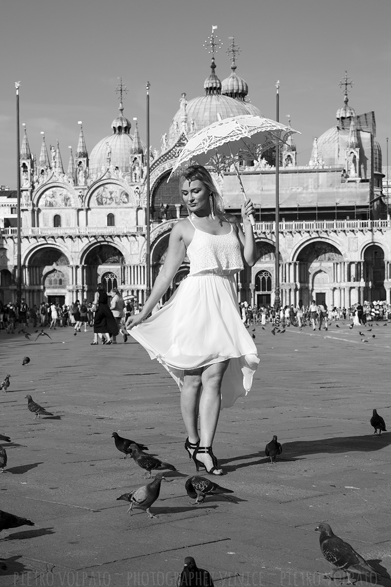 venezia servizio foto modella