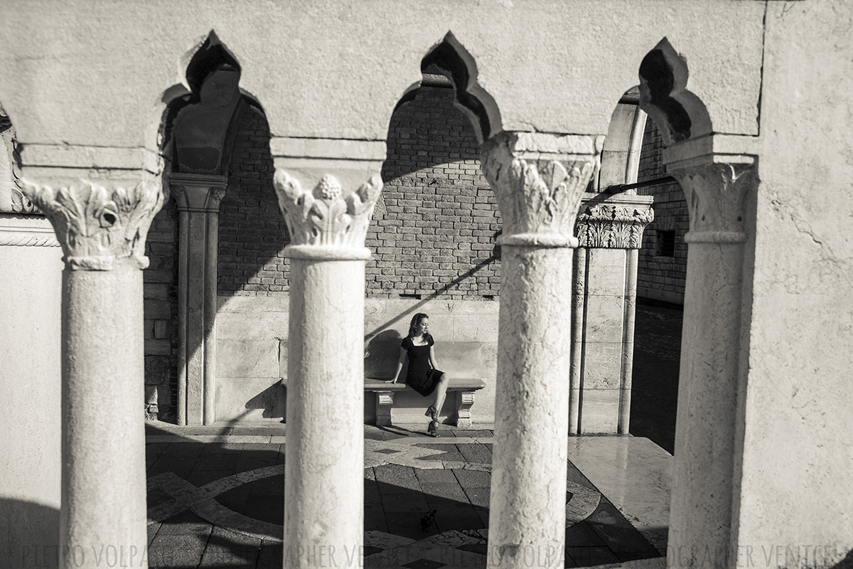 fotografo servizio foto modella a venezia