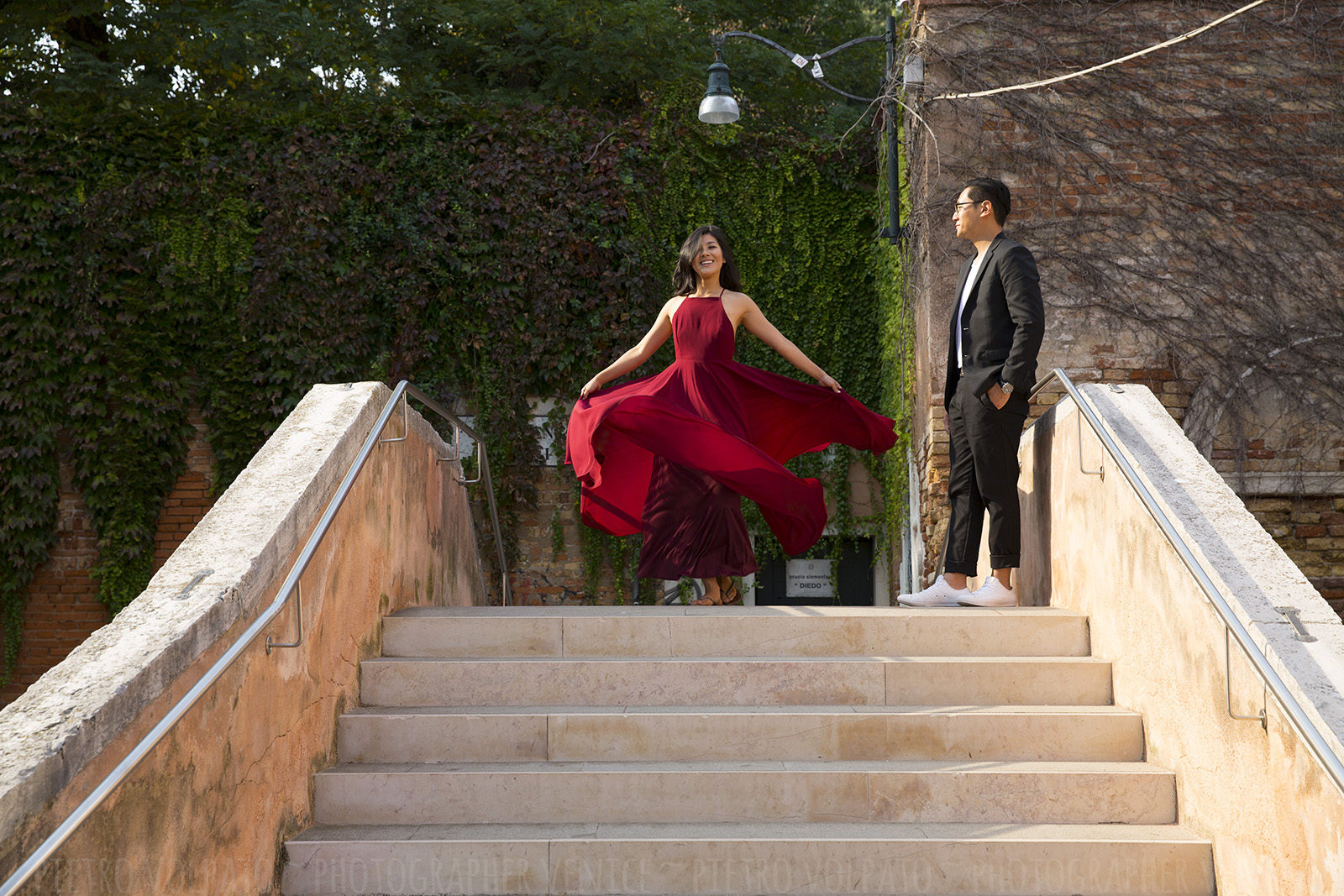 Fotografo Venezia servizio foto romantico divertente