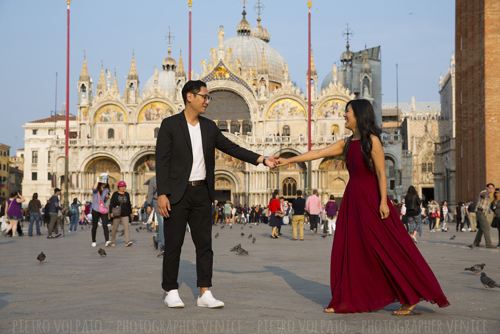 Fotografo Venezia servizio foto romantico divertente