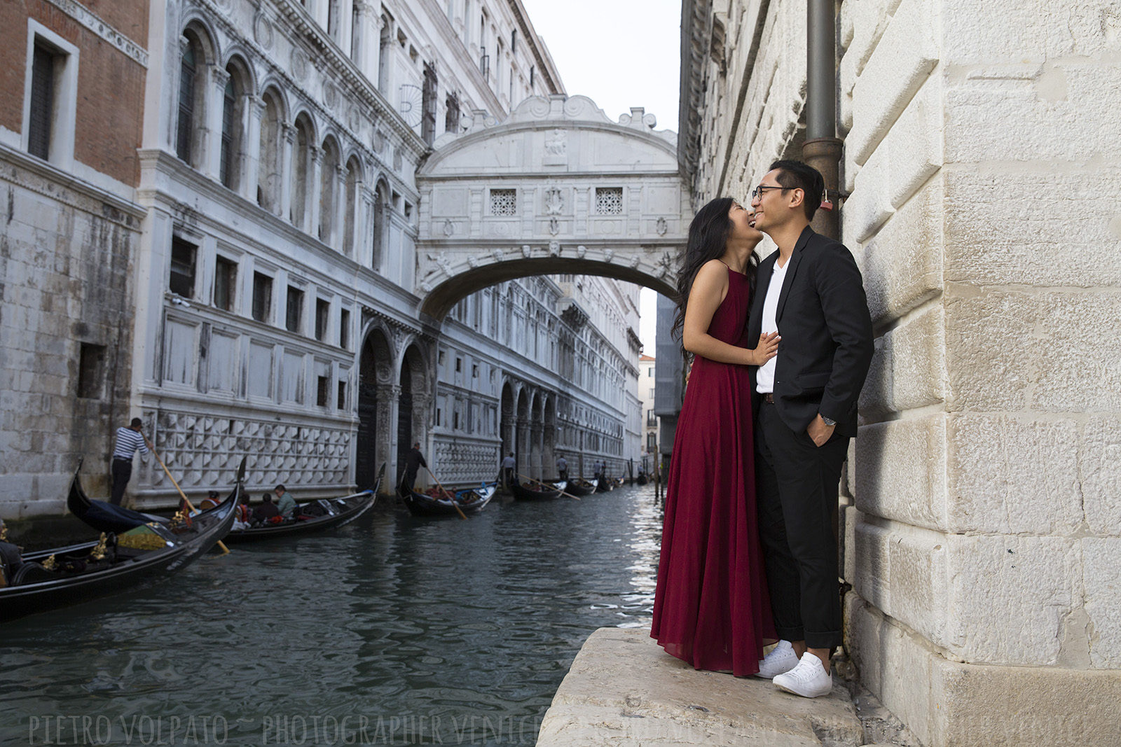 Fotografo Venezia servizio foto romantico divertente