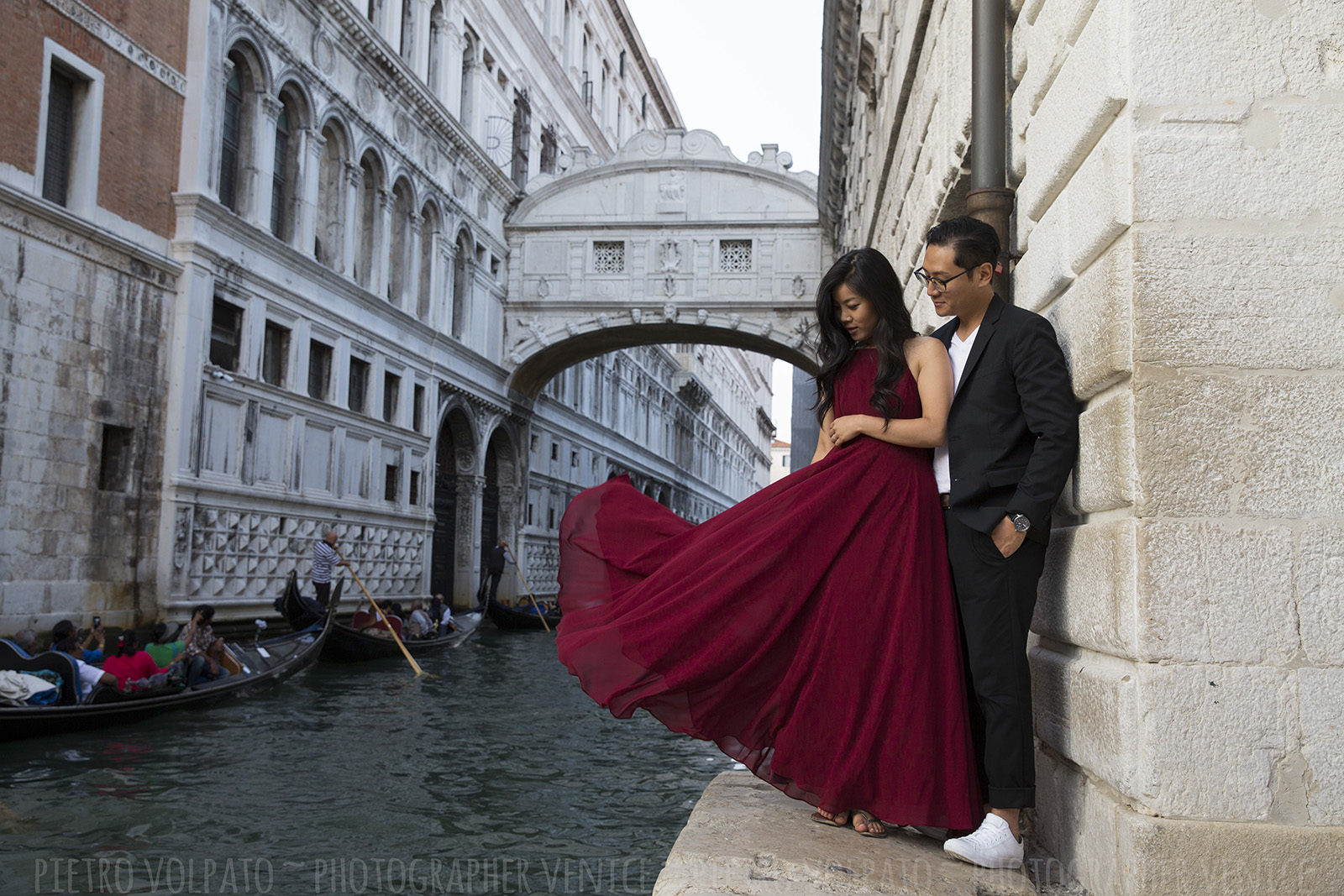 Fotografo Venezia servizio foto romantico divertente