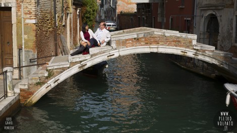 Fotografo per foto vacanza romantica a Venezia