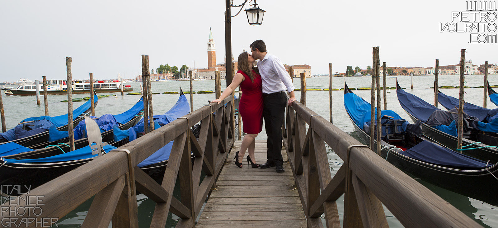 Photographer in Venice for honeymoon photography session during a romantic walking tour ~ Romantic couple vacation photo walk in Venice Italy